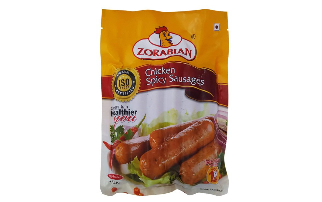 Zorabian Chicken Spicy Sausages    Pack  250 grams